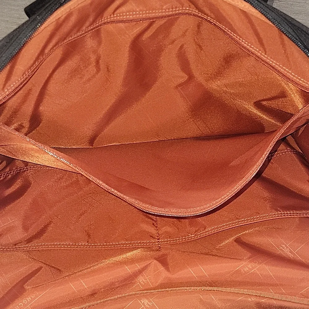 Longhchamp Black Nylon Briefcase Laptop Bag